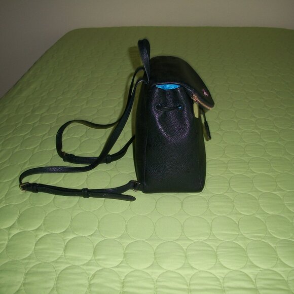 Kate Spade Leila Black Pebbled Leather Backpack/Purse main image 9